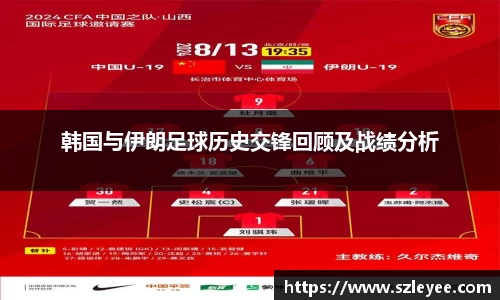 韩国与伊朗足球历史交锋回顾及战绩分析