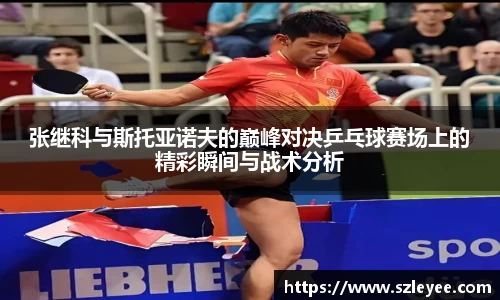 张继科与斯托亚诺夫的巅峰对决乒乓球赛场上的精彩瞬间与战术分析